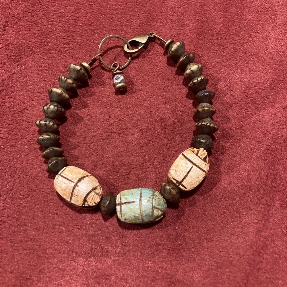Scarab Earthy Bracelet